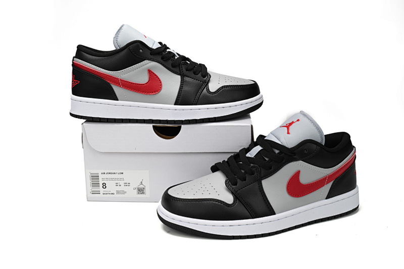 【AG1AQ】黑灰红  乔丹1代低帮  DC0774-062 Air Jordan 1 Low ‘Chicago’Black Gray Red