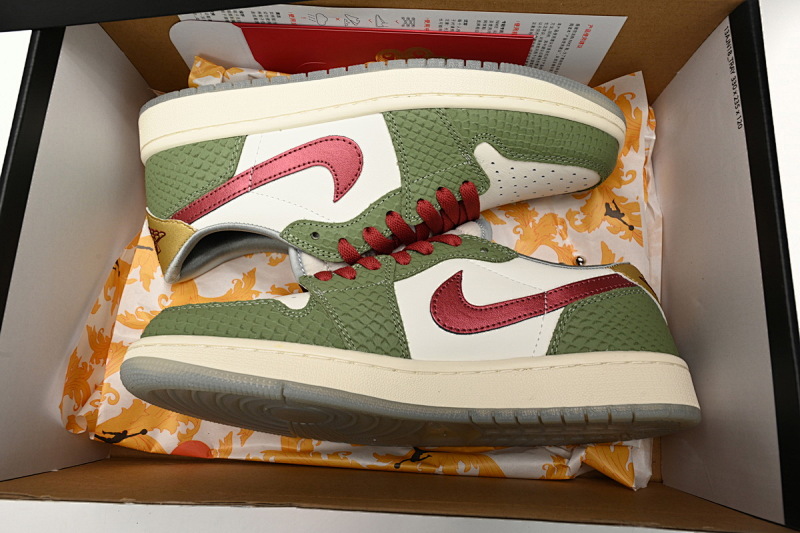 【BA5AQ】龙年限定 乔丹1代低帮 FN3727-100 Air Jordan 1 Low OG Year of the Dragon