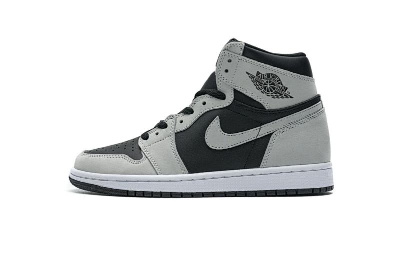【BA7XH】2.0影子  东莞版乔丹1代篮球鞋 555088-035 Air Jordan 1 Shadow 2.0 Black Light Smoke Grey