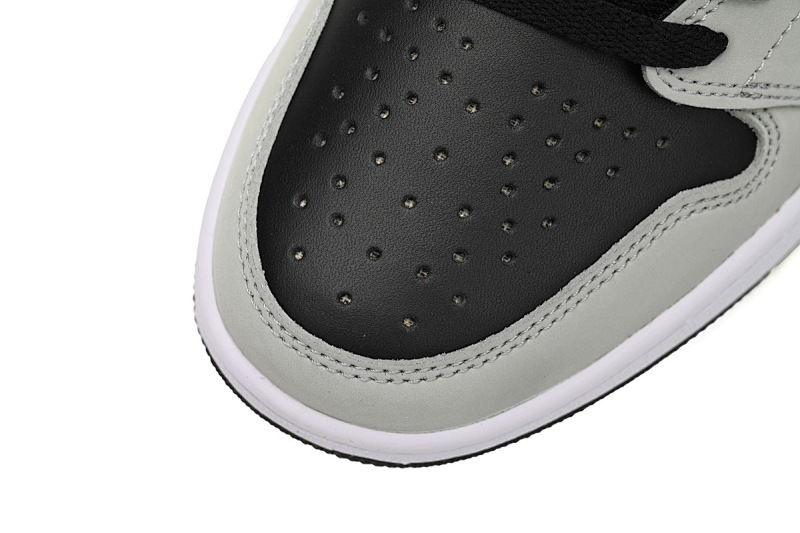 【BA7XH】2.0影子  东莞版乔丹1代篮球鞋 555088-035 Air Jordan 1 Shadow 2.0 Black Light Smoke Grey