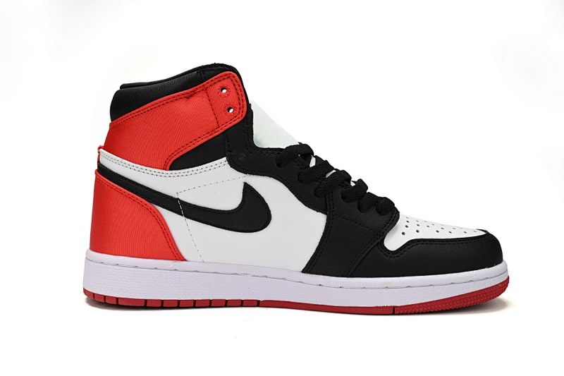 【BA7XH】黑脚趾丝绸 东莞版乔丹1代篮球运动鞋 CD0461-016    Air Jordan 1 WMNS “Satin Black Toe”