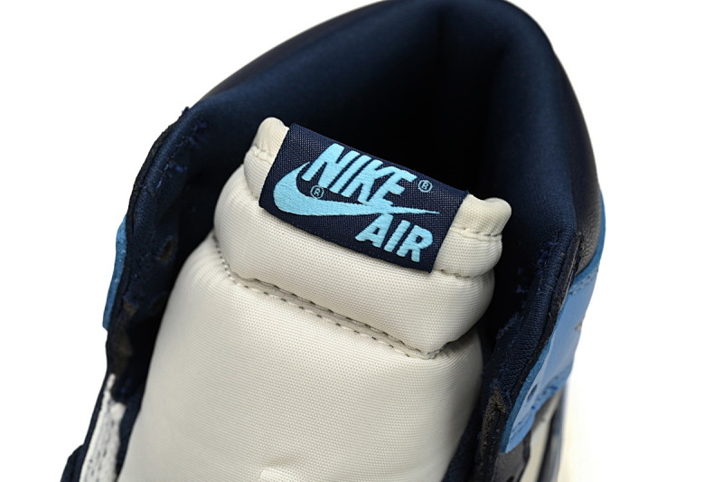 【BA7XH】黑曜石 东莞版乔丹1代555088-140 Air Jordan 1 Retro High OG “Obsidian University Blue”