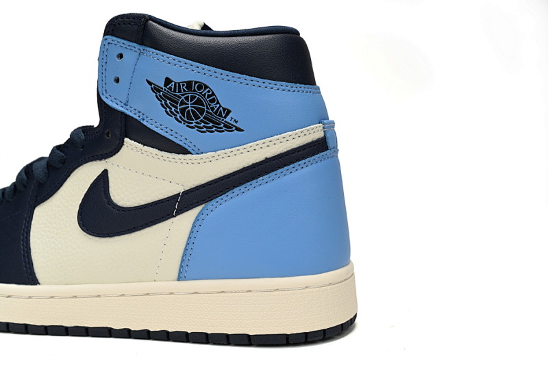 【BA7XH】黑曜石 东莞版乔丹1代555088-140 Air Jordan 1 Retro High OG “Obsidian University Blue”