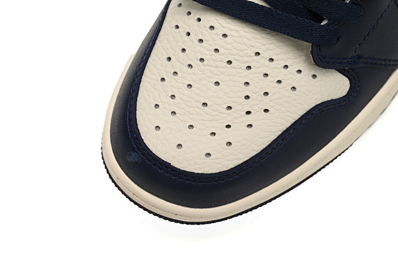 【BA7XH】黑曜石 东莞版乔丹1代555088-140 Air Jordan 1 Retro High OG “Obsidian University Blue”