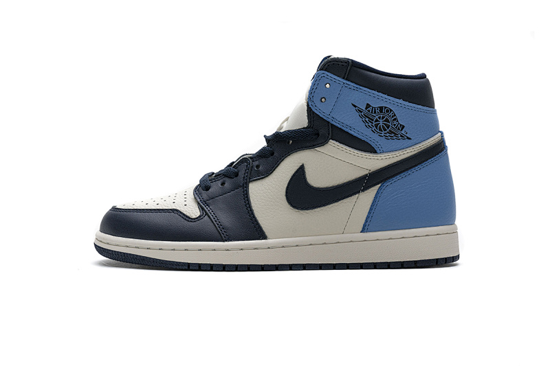 【BA7XH】黑曜石 东莞版乔丹1代555088-140 Air Jordan 1 Retro High OG “Obsidian University Blue”