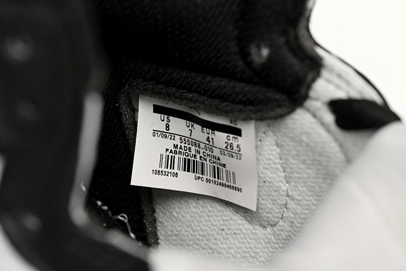 【BA7XH】黑白熊猫  东莞版乔丹1代 555088-010 Air Jordan 1 Retro High OG Black White