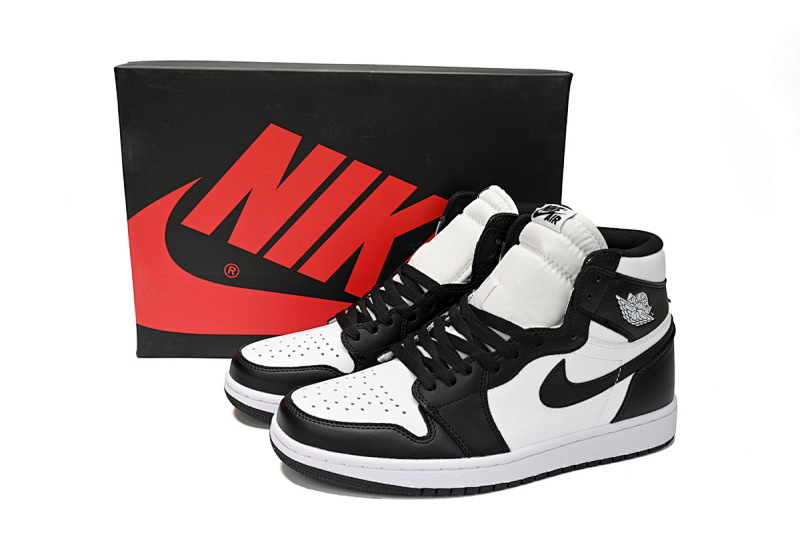 【BA7XH】黑白熊猫  东莞版乔丹1代 555088-010 Air Jordan 1 Retro High OG Black White