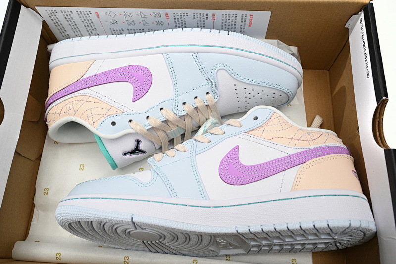 yupoo_328130_32301f88.jpg 【AG1AQ】米粉 乔丹1代低帮 FV3623-151 Air Jordan 1 Low Sashiko Multi-Color