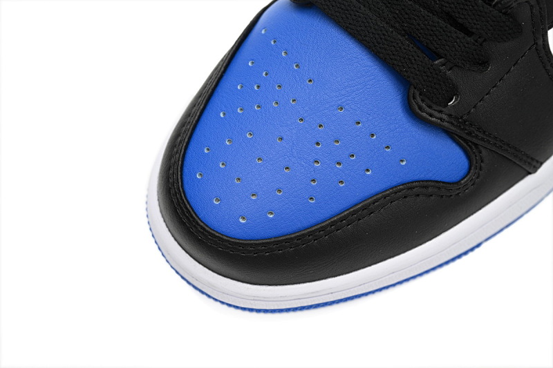 【AG1AQ】黑蓝白 乔丹1代低帮 553558-140  Air Jordan 1 Low "Royal Toe" 2023 Shoes