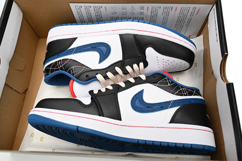 【AG1AQ】新蓝 乔丹1代低帮 FV3622-141 Air Jordan 1 Low SE "Black/Industrial Blue"