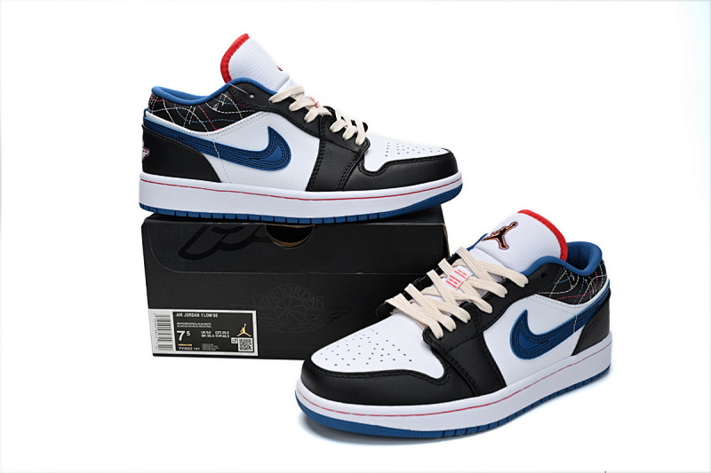 【AG1AQ】新蓝 乔丹1代低帮 FV3622-141 Air Jordan 1 Low SE "Black/Industrial Blue"