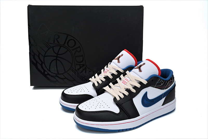 【AG1AQ】新蓝 乔丹1代低帮 FV3622-141 Air Jordan 1 Low SE "Black/Industrial Blue"