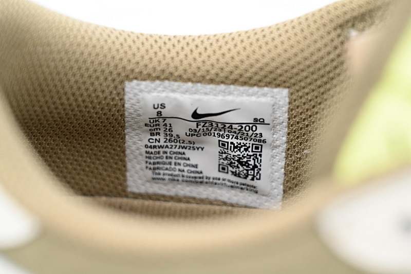 【DA7OG】高尔夫 OG版乔丹1代 FZ3124-200 Travis Scott x Air Jordan 1 Low Black, White, Green