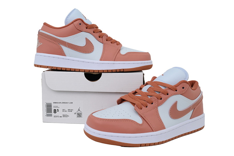 【AG1AQ】白红豆 乔丹1代低帮 DC0774-080 Air Jordan 1 Low "Rose Saumon"