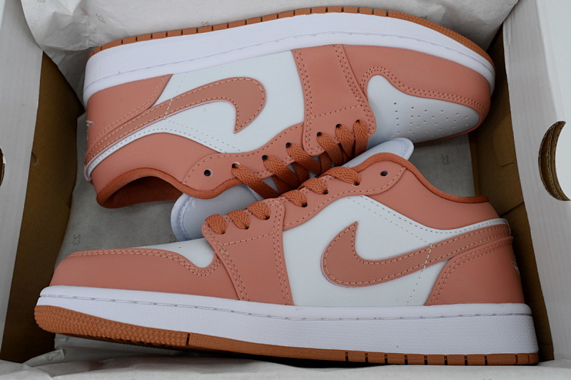 【AG1AQ】白红豆 乔丹1代低帮 DC0774-080 Air Jordan 1 Low "Rose Saumon"