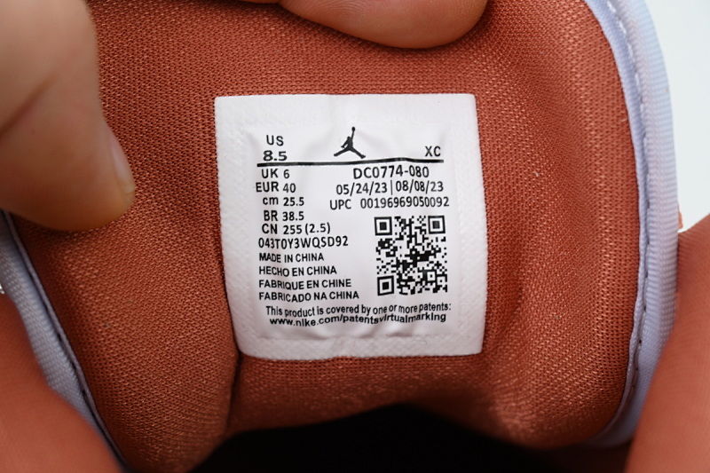 【AG1AQ】白红豆 乔丹1代低帮 DC0774-080 Air Jordan 1 Low "Rose Saumon"