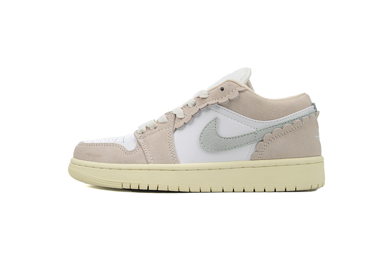 【AG1AQ】花边粉白 乔丹1代低帮 DZ5356-800 Air Jordan 1 Low GS Pink