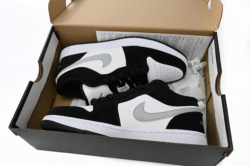 yupoo_328502_3a460bdb.jpg 【AA1AQ】黑白灰 乔丹1代低帮 552780-018 Air Jordan 1 Low Black and White Gray