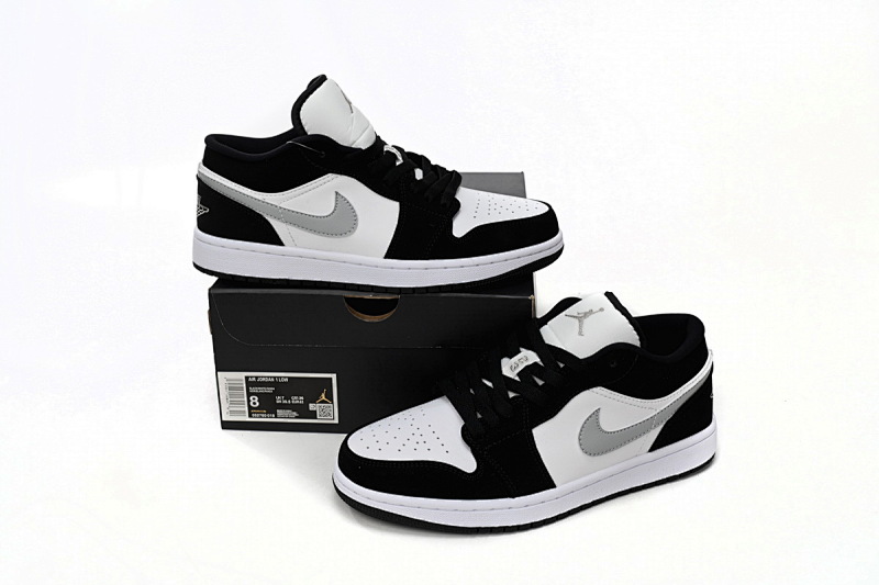 yupoo_328502_a6c82a73.jpg 【AA1AQ】黑白灰 乔丹1代低帮 552780-018 Air Jordan 1 Low Black and White Gray
