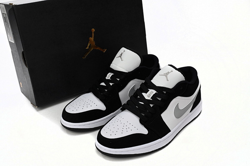 yupoo_328502_d1bab631.jpg 【AA1AQ】黑白灰 乔丹1代低帮 552780-018 Air Jordan 1 Low Black and White Gray