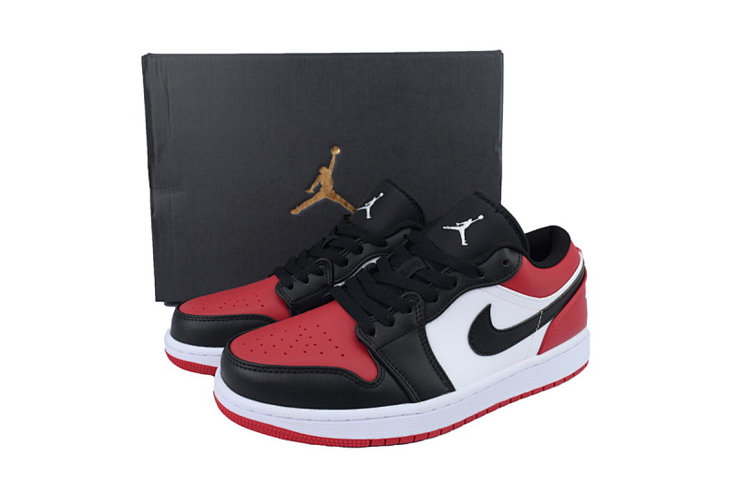 yupoo_328533_4ffaf9bb.jpg 【AA1AQ】黑白红脚趾 乔丹1代低帮 553558-612 Air Jordan 1 Low Bred Toe