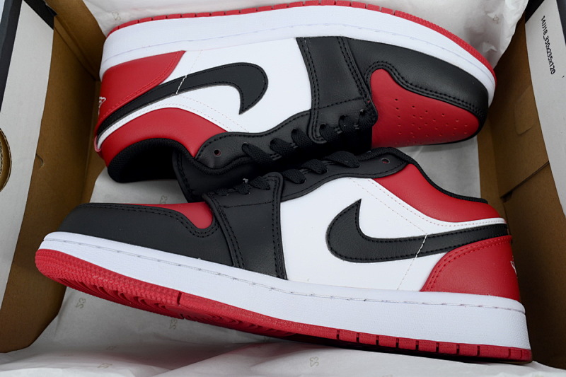 yupoo_328533_a5772803.jpg 【AA1AQ】黑白红脚趾 乔丹1代低帮 553558-612 Air Jordan 1 Low Bred Toe