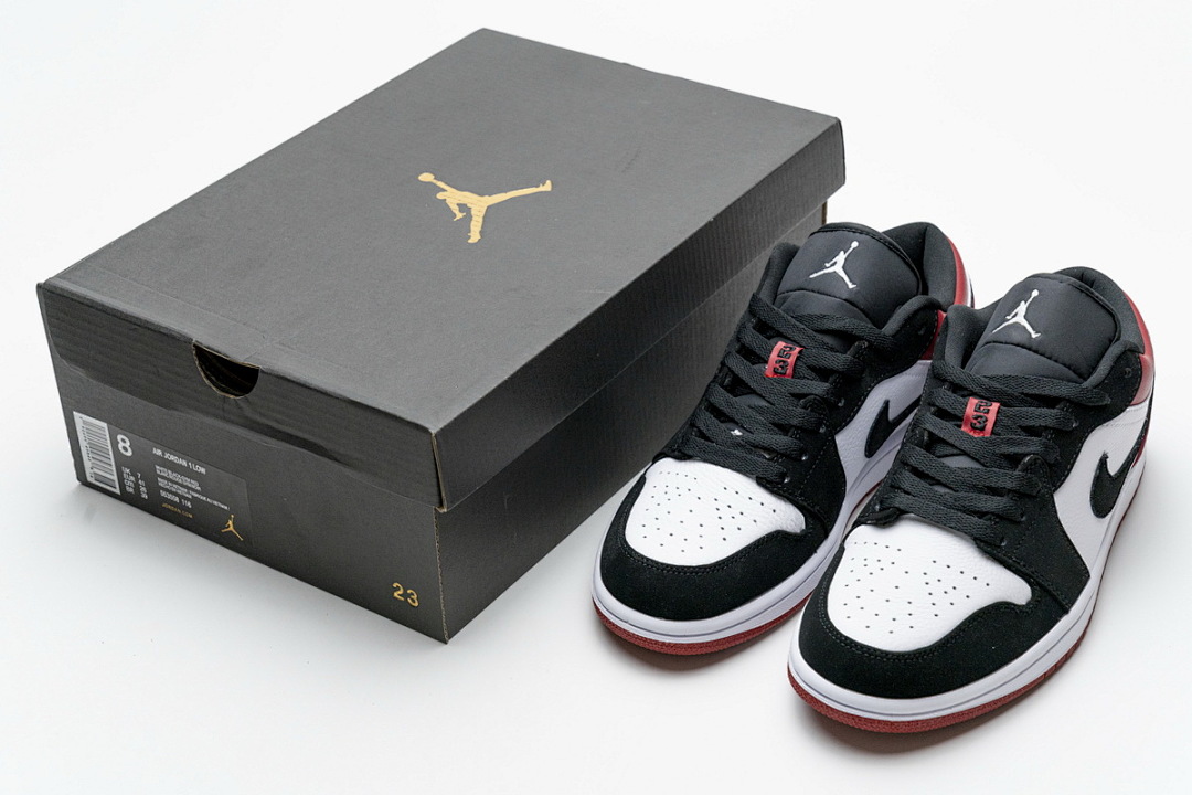 yupoo_328562_60a1c8cb.jpg 【AA1AQ】黑白红 乔丹1代低帮 553558-116 Air Jordan 1 Low Black Toe