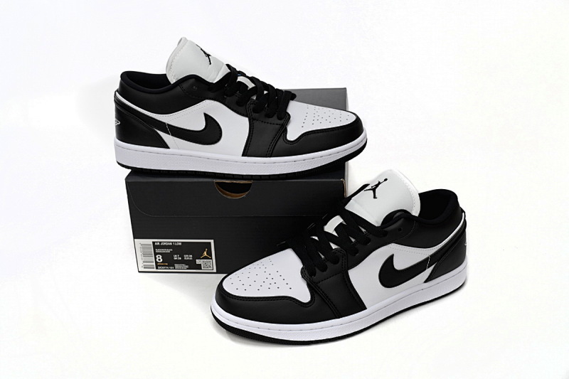 【AA1AQ】黑白黑 乔丹1代低帮 DC0774-101 Air Jordan 1 Low Black And White