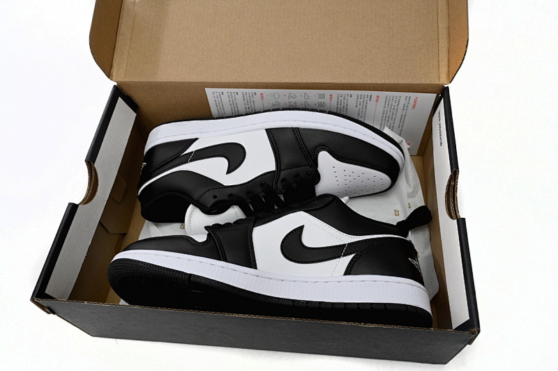 【AA1AQ】黑白黑 乔丹1代低帮 DC0774-101 Air Jordan 1 Low Black And White