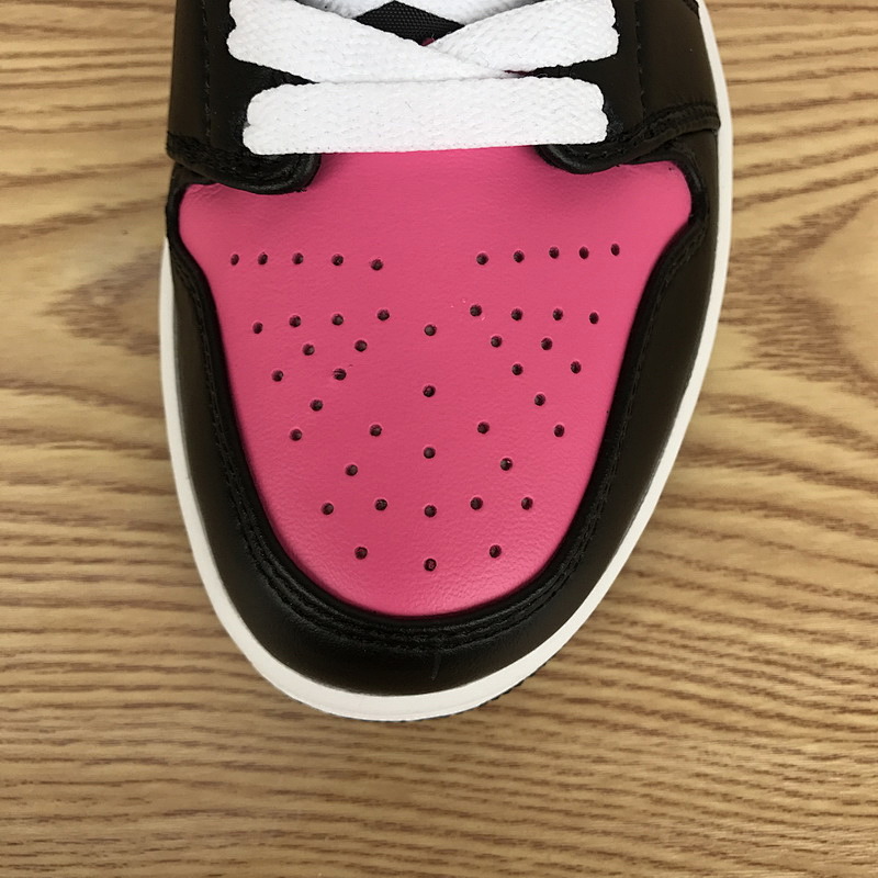 yupoo_328632_15f61733.jpg 【AA1AQ】黑白粉 乔丹1代低帮 554723-106 Air Jordan 1 Low(GS) Pinksicle