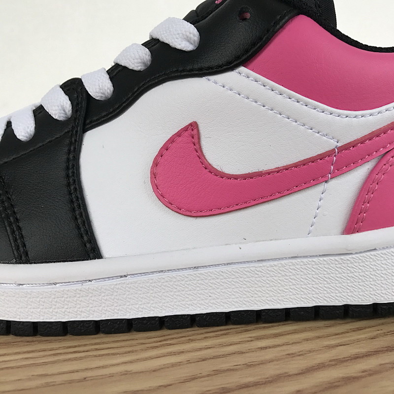 yupoo_328632_d59b7940.jpg 【AA1AQ】黑白粉 乔丹1代低帮 554723-106 Air Jordan 1 Low(GS) Pinksicle