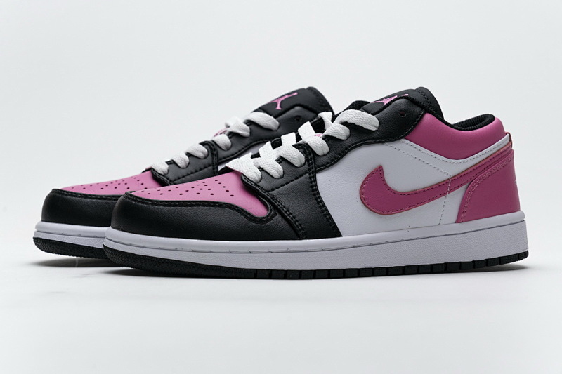 yupoo_328632_e72d641e.jpg 【AA1AQ】黑白粉 乔丹1代低帮 554723-106 Air Jordan 1 Low(GS) Pinksicle