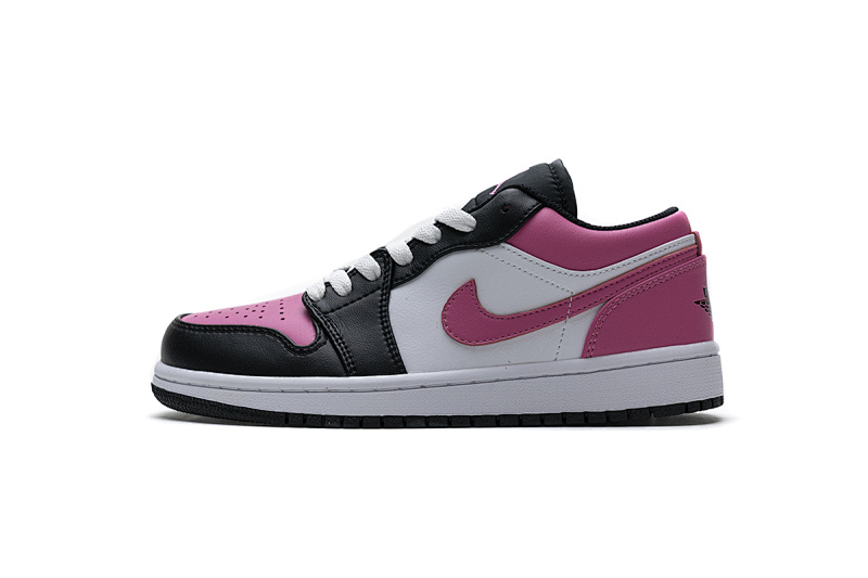 【AA1AQ】黑白粉 乔丹1代低帮 554723-106 Air Jordan 1 Low(GS) Pinksicle