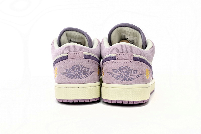 【AA1AQ】复古紫 乔丹1代低帮 DR8057-500 Air Jordan 1 Low “International Women's Day”Retro purple