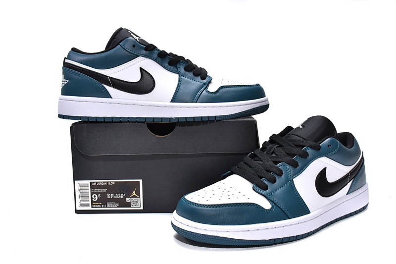yupoo_328775_6b527eb9.jpg 【AA1AQ】复古蓝 乔丹1代低帮 553558-411 Air Jordan 1 Low Dark Teal