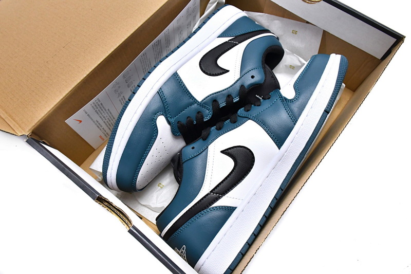 yupoo_328775_6c484b8d.jpg 【AA1AQ】复古蓝 乔丹1代低帮 553558-411 Air Jordan 1 Low Dark Teal