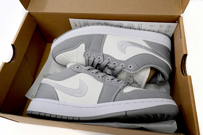 【AA1AQ】复古灰白 乔丹1代低帮 DV0426-012 Travis Scott x Air Jordan 1 Low Retro Grey White
