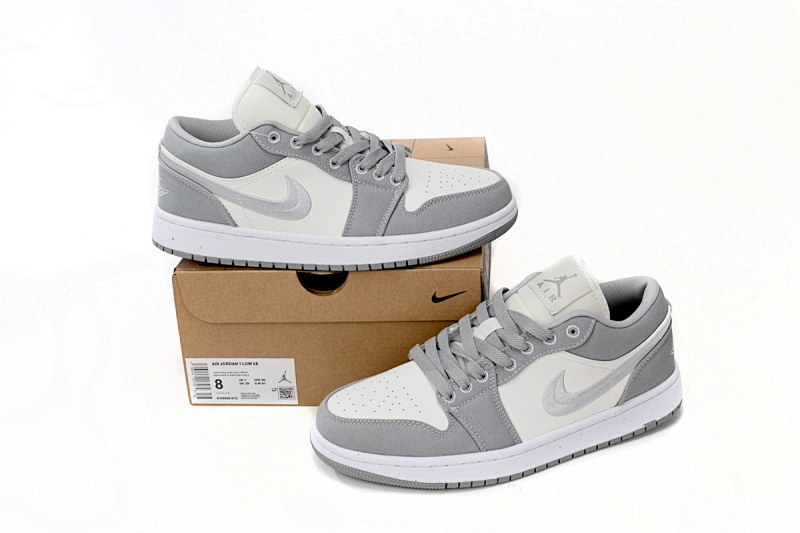 【AA1AQ】复古灰白 乔丹1代低帮 DV0426-012 Travis Scott x Air Jordan 1 Low Retro Grey White