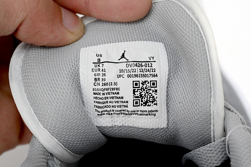 【AA1AQ】复古灰白 乔丹1代低帮 DV0426-012 Travis Scott x Air Jordan 1 Low Retro Grey White