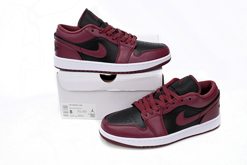 【AA1AQ】复古黑红 乔丹1代低帮 DC0774-006 Air Jordan aj1 Low Retro Black Red