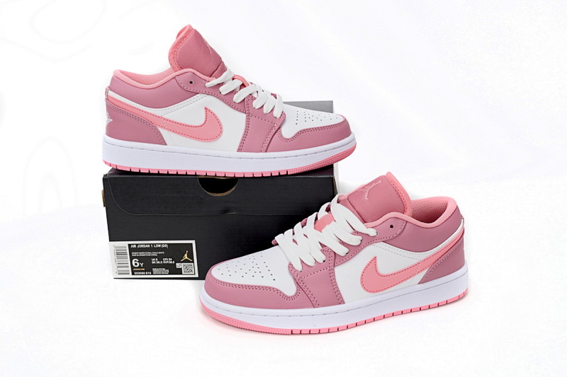【AA1AQ】粉白 乔丹1代低帮 553560-616 Air Jordan 1 Low Pink White