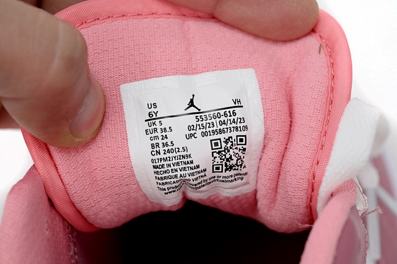 【AA1AQ】粉白 乔丹1代低帮 553560-616 Air Jordan 1 Low Pink White