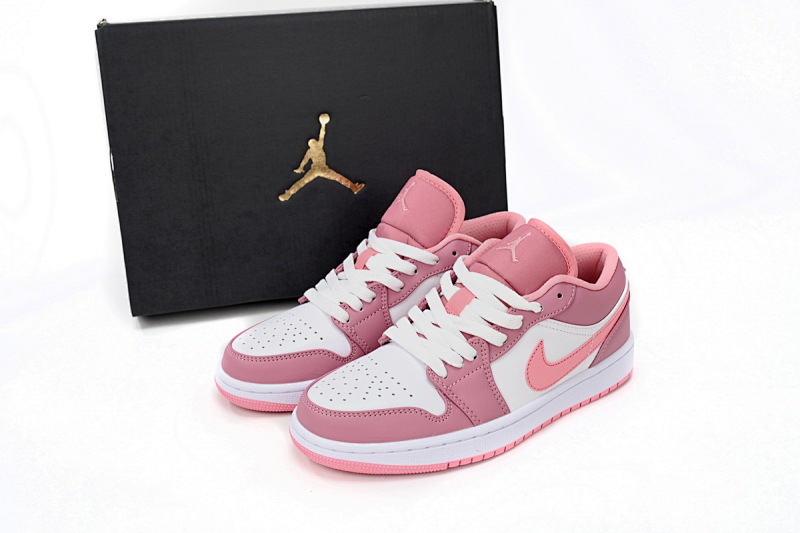 【AA1AQ】粉白 乔丹1代低帮 553560-616 Air Jordan 1 Low Pink White