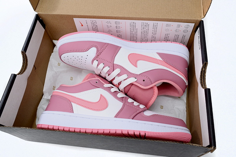 【AA1AQ】粉白 乔丹1代低帮 553560-616 Air Jordan 1 Low Pink White