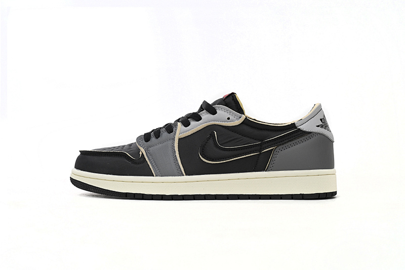 【AA1AQ】低帮黑灰 乔丹1代低帮 DV0982-006 Air Jordan 1 Low Black Grey