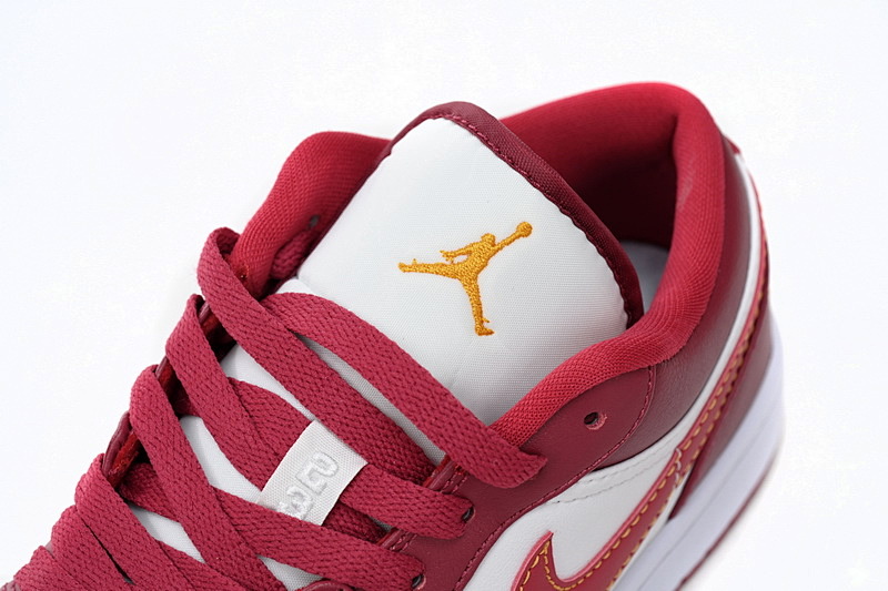 【AA1AQ】大学红 乔丹1代低帮 553560-607 Air Jordan 1 Low Whiter'Red