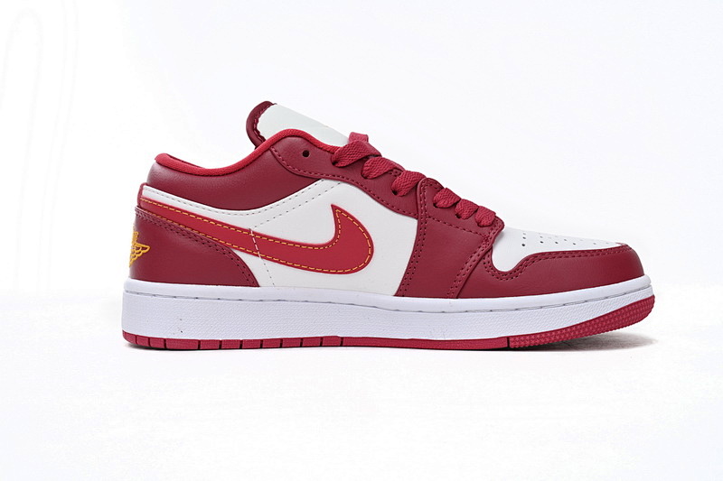 【AA1AQ】大学红 乔丹1代低帮 553560-607 Air Jordan 1 Low Whiter'Red