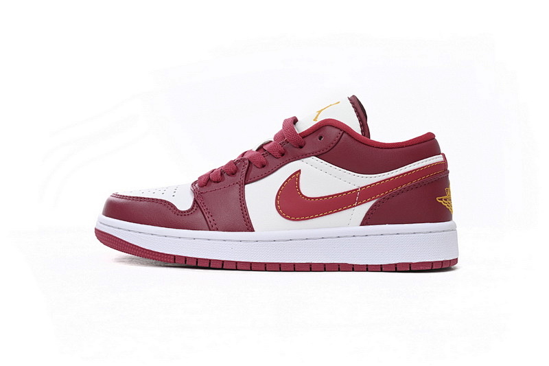 【AA1AQ】大学红 乔丹1代低帮 553560-607 Air Jordan 1 Low Whiter'Red