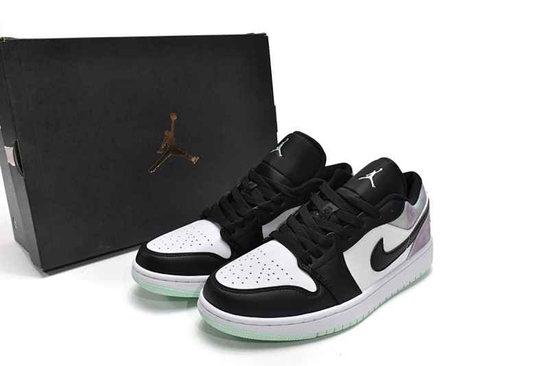 【AA1AQ】变色绿 乔丹1代低帮 DM1199-100 Air Jordan 1 Low SE Tie Dye