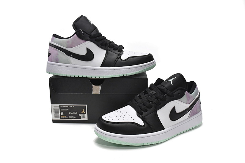 【AA1AQ】变色绿 乔丹1代低帮 DM1199-100 Air Jordan 1 Low SE Tie Dye